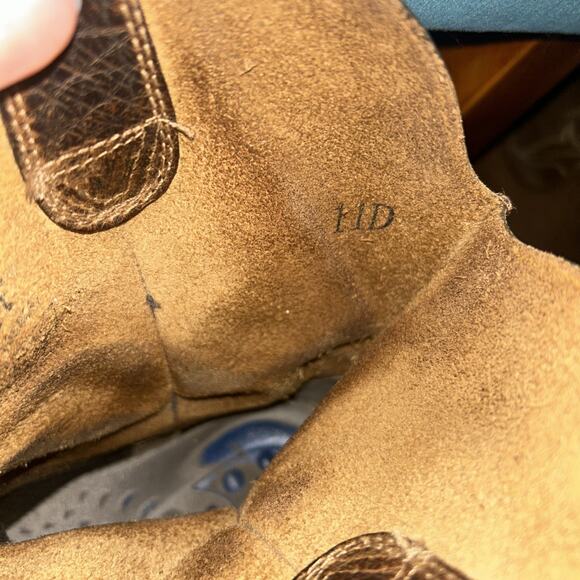 ARIAT RAMBLER BROWN LEATHER SQUARE TOE SOFT TOP WESTERN BOOTS MEN'S 11D - Picture 10 of 11